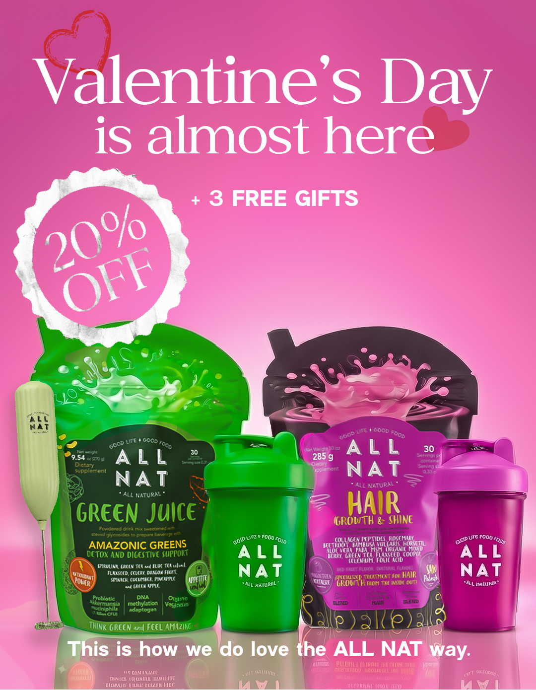 Green Juice + Hair Growth Support Bundle – Gut & Hair Wellness System with Super Greens, Probiotics & DHT-Blocking Botanicals | Non-GMO • Vegan • Sugar Free.