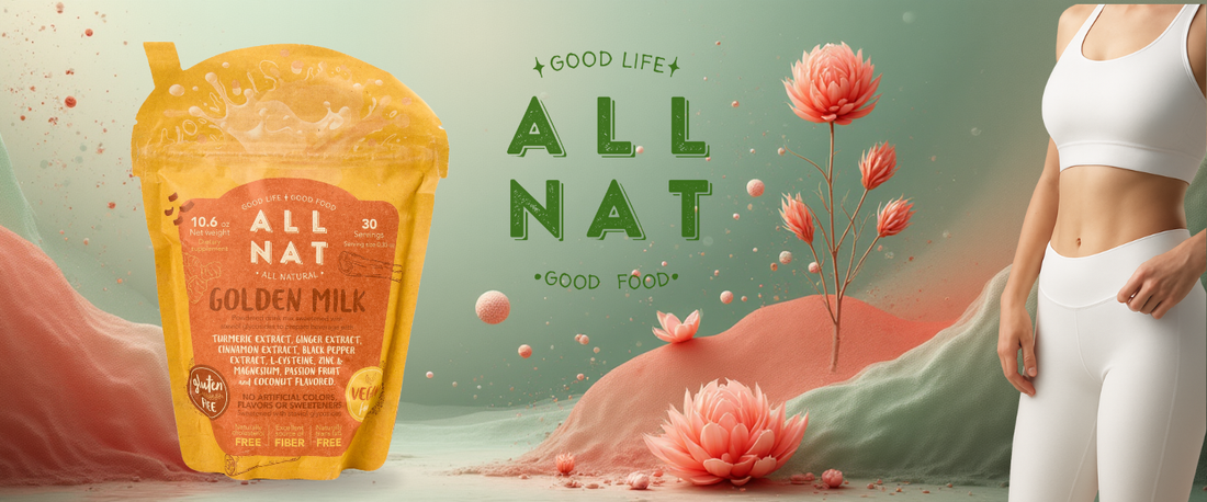 ALLNAT GOLDEN MILK™: El ritual dorado antiinflamatorio que reconecta cuerpo y bienestar