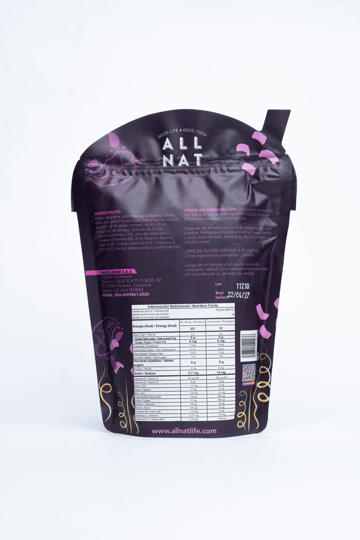 ALL NAT GROW Bioformula capilar especializada en mejorar el crecimiento y la apariencia del cabello