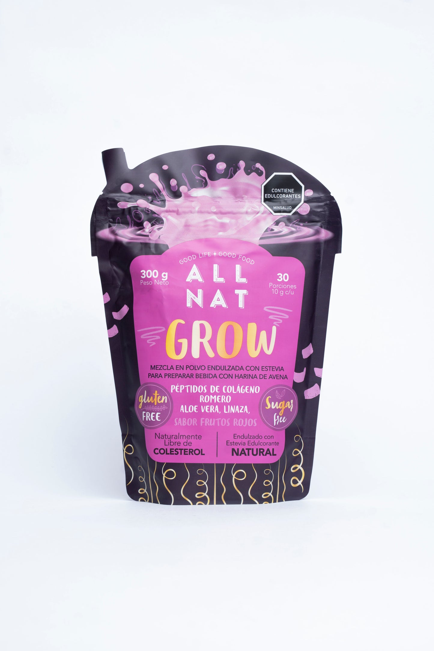 ALL NAT GROW Bioformula capilar especializada en mejorar el crecimiento y la apariencia del cabello